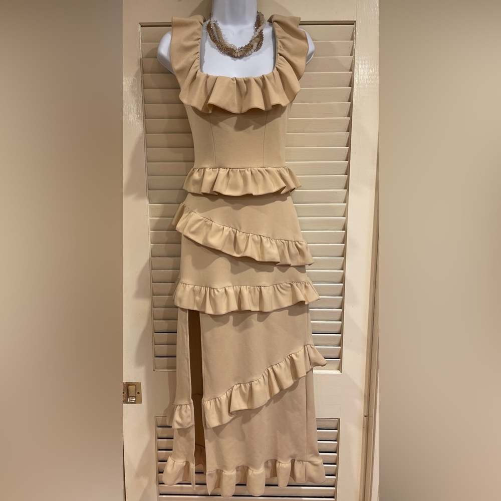 Champagne Colored Greta Dress XS “Show Me Your MuMu”